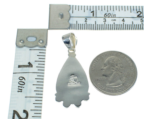 Lapis Opal Silver Southwest Pendant YX70296
